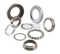 Kit serie ghiere calotte cuscinetti sterzo forcella superiore / inferiore per ve