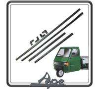 KIT SERIE LISTELLI GUARNIZIONE GUARNIZIONI VETRO PARABREZZA ANTERIORE PER PIAGGIO APE 703 TUTTE LE VERSIONI - PIAGGIO APE 602 ORIGINALE PIAGGIO.