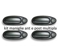 KIT SERIE MANIGLIE APRIPORTA ESTERNE 2 ANT + 2 POST NERE 4PEZZI FIAT MULTIPLA