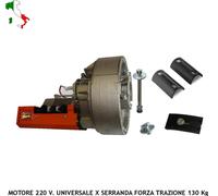 KIT SERRANDA 130 KG 12 MT² MOTORE ELETTRICO 220 V UNIVERSALE SARACINESCA AUTOMAT