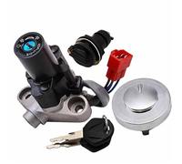 Kit serratura a chiave Set Di Bloccasterzo Con Interruttore Accensione Per Moto, Tappo Serbatoio Carburante E 2 Chiavi Per Yamaha XVS650A V-Star Classic 1998-2016 2015