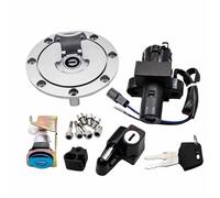 Kit serratura a chiave Set Di Interruttori Accensione Per Moto, Tappo Serbatoio Carburante, Bloccasterzo + 2 Chiavi Per Honda CB400 (CB400SF) 1992-1998 CBF600 2004-2009