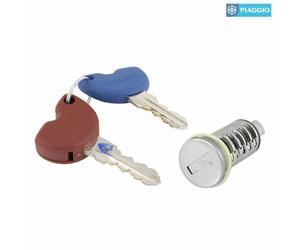 KIT SERRATURA CHIAVI CILINDRO ORIGINALE PIAGGIO VESPA GTS GRANTURISMO 577454