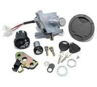 Kit serratura MXT 3 poli compatibile con Yamaha Aerox dal 2003 | Con tappo serbatoio compatibile con MBK Nitro 50 Cat dal 2003, MBK Nitro Naked 50