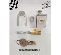 kit serratura Neiman bloccasterzo + bauletto tipo lungo guida 4 mm Vespa 50 9...