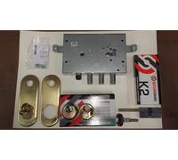 KIT SERRATURA PORTA BLINDATA CILINDRO EUROPEO 3 PERNI CISA FIAM ISEO