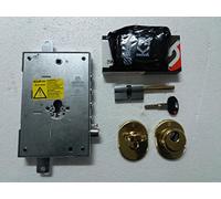 KIT SERRATURA PORTA BLINDATA ORIGINALE SECUREMME ENTRATA 63mm PER PORTE BLINDATE + CILINDRO SECUREMME 5 CHIAVI