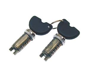 KIT SERRATURE 2 CILINDRETTI + 2 CHIAVI CIF COMPATIBILE CON PIAGGIO ZIP SP 50 2001 2004