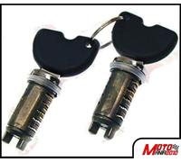 KIT SERRATURE 2 CILINDRETTI + 2 CHIAVI COMPATIBILE CON PIAGGIO ZIP SP 50 2004