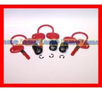 KIT SERRATURE 3 PEZZI PER BAULE E VALIGIE GIVI TUTTI TIPI Z228 CHIAVE ROSSA Z228