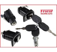 Kit Serrature Fiat Panda Completo Porte Cofano Cilindretto Avviamento con chiavi