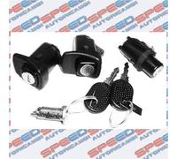 KIT SERRATURE FIAT PANDA - IMPARIGLIO 4 PEZZI CON CHIAVI BLOCCHETTO AVVIAMENTO