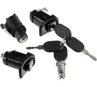 KIT SERRATURE PORTE DX SX + COFANO + CILINDRETTO + 4 CHIAVI FIAT PANDA 85/104