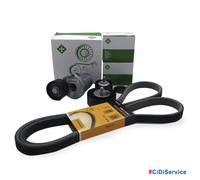 Kit Servizi Cinghia Tendicinghia Rulli BMW Serie 1 ; 3 N47 Servosterzo Idraulico