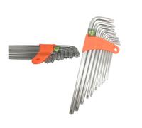 KIT SET 10 CHIAVINI TORX CHIAVI LUNGHE STELLA T 10 15 20 25 27 30 40 45 50 55