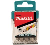 Kit Set 10 Inserti a Croce 1/4″ Esagonale MAKITA Bits Lunghezza 50 mm Punte PZ2