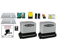 Kit Set 2 Motori Per Doppia Due Anta Automazione Cancello Scorrevole 230V 600Kg