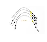 KIT SET 4 TUBI FRENO ALLUNGATI RIALZO 2" PER LAND ROVER DEFENDER ABS