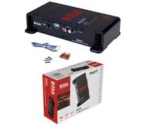 KIT SET amplificatore PER BOSS AUDIO SYSTEMS RIOT R1002 1 amplificatore stereofonico 2 canali, full-range, 200 watt max b, per auto, 1 pezzo + cavo high level e fusibile omaggio