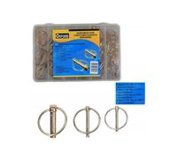 KIT SET ASSORTIMENTO 50 SPINE COPPIGLIE A SCATTO FERMI COPPIGLIE PERNI SPINOTTI