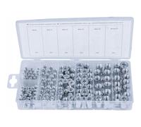 KIT SET ASSORTIMENTO DADI RIVETTI ALLUMINIO DADO 150pz M3-M4-M5-M6-M8-M10