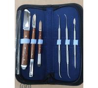 Kit / set astuccio scuola Strumenti Laboratorio Odontotecnico 6 pezzi