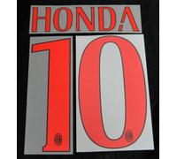 Kit set badge/numero calcio AC Milan Honda 10 Away Serie a 2015/16