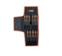 Kit set cacciavite giravite 15pz elettronica porta utensili portainserti
