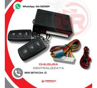 KIT SET CHIUSURA CENTRALIZZATA UNIVERSALE PORTA 2 TELECOMANDI CENTRALINA AUTO