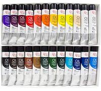 Kit (Set) Colori a Olio 24 tubetti di 20ml, Pastelli, Pittura, Professionale, Quadro, Fai da Te, Arte, Dipinto, Rosa Galery