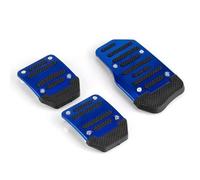 Kit Set Copertura Pedale Per Auto Antiscivolo Con Trasmissione Manuale Universale In Alluminio Accessori Parti Interne 3 Pezzi/set Pedaliera Auto(Blue Set)