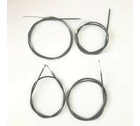 Kit Set Guaine Grigio Grigie e Cavi Già Tagliate a Misura per Ciclomotore Compatibile Piaggio Ciao C7 Sc S R L Prima serie C7 C9 R Arcolabeno Lusso Special