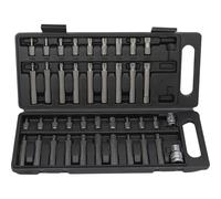 KIT SET INSERTI CHIAVI 40 PZ BUSSOLE CHIAVI TORX HEX 1/2" 3/8" PROFESSIONALE