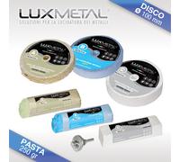 Kit set pasta abrasiva e disco abrasivo per pulire lucidare in cotone di sisal