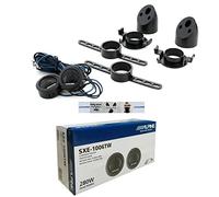 KIT SET PER ALPINE SXE-1006TW, 2 tweeter da 45 watt rms e 280 watt max da 3 cm di diametro con profondità 1,5 cm sensibilità 88 db spl, a coppia + accessori e 5 sticker omaggio