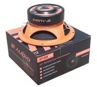 KIT SET PER BASS FACE GT AUDIO GT-SW6/4 1 subwoofer 16,5 cm 6,5" da 75 watt rms 150 watt max doppia bobina da 4+4 ohm dvc dual voice coil per bagagliaio auto, 1 pezzo