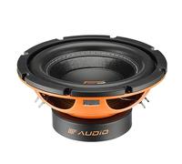 KIT SET PER BASS FACE GT AUDIO GT-SW8/4 1 subwoofer 20 cm 200 mm 8" da 100 watt rms 200 watt max doppia bobina da 4+4 ohm dvc dual voice coil per cofano bagagliaio auto, 1 pezzo