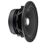 KIT SET PER BASS FACE TEAM XPL8/4 1 midrange professionale da 20 cm 200 mm 8" di diametro, 300 watt rms e 600 watt max, 4 ohm, sensibilità di 95,7 db, per auto, 1 pezzo
