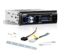 KIT SET PER BOSS AUDIO SYSTEMS 508UAB, autoradio 1 din, digital media, ricevitore am/fm, stereo, aux/usb/mp3, con bluetooth, per auto, 1 pezzo + chiavi di estrazione omaggio