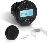 KIT SET PER BOSS AUDIO SYSTEMS MGR300B, 1 stereo marino ricevitore AM/FM gauge digital media receiver bluetooth audio streaming waterproof per barca mare, 1 pezzo + accessori di montaggio