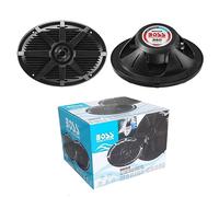 KIT SET PER BOSS AUDIO SYSTEMS MR692B 2 diffusori altoparlanti marini ovali 2 vie neri 6 x 9 15 x 23 cm 175 watt rms 350 watt max 4 ohm impermeabili mare piscina barca hotel, a coppia