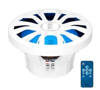 KIT SET PER BOSS AUDIO SYSTEMS MRGB10W 1 subwoofer da 10" 25 cm 250 mm, 400 watt rms 800 watt max, impermeabile, doppia bobina da 2 ohm, con led rgb e telecomando incluso, 1 pezzo