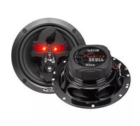 KIT SET PER BOSS AUDIO SYSTEMS SK653B 2 altoparlanti coassiali a 3 vie da 16,5 cm 165 mm 6,5", 175 watt rms 350 watt max, impedenza 4 ohm, 90 db spl, neri, per auto, a coppia
