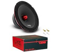 KIT SET PER DS 18 PRO-X8.4BM 1 midrange altoparlante da 20 cm 200 mm 8" di diametro, 275 watt rms e 550 watt max, 4 ohm, 96 db, per auto, 1 pezzo + faston di montaggio