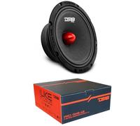 KIT SET PER DS18 PRO-GM8.4B 1 midrange con ogiva da 20 cm 200 mm 8" di diametro, 190 watt rms e 580 watt max, 4 ohm, sensibilità 95 db, per auto, 1 pezzo