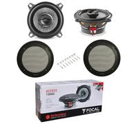KIT SET PER FOCAL ACCESS 130AC, 2 altoparlanti coassiali 2 vie da 13 cm 130 mm 5" di diametro, da 50 watt rms 100 watt max, 4 ohm, 89,3 db spl auto, a coppia + griglie omaggio