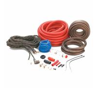 KIT SET PER FOCAL PK21 1 kit cavi d'alimentazione 4 awg 21 mm² per amplificatori altoparlanti auto fusibile 80 ampere, 1 kit