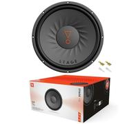 KIT SET PER JBL STAGE 102, 1 subwoofer da 25 cm 250 mm 10" singola bobina da 4 ohm da 225 watt rms e 900 watt max per cofano bagagliaio auto e gare spl, 1 pezzo + faston omaggio