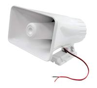 KIT SET PER PYLE PHSP5 1 altoparlante a tromba per interno ed esterno megafono, 65 watt max, impedenza 8 ohm, per locali commerciali, casa, 1 pezzo