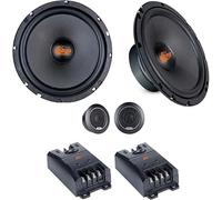 KIT SET PER SP AUDIO SP-6.5C KIT 1 kit a 2 vie diffusori da 6,5" 16,5 cm 165 mm, 180 watt rms e 360 watt max, impedenza 4 ohm, con 2 woofer, 2 tweeter, 2 crossover, 1 kit